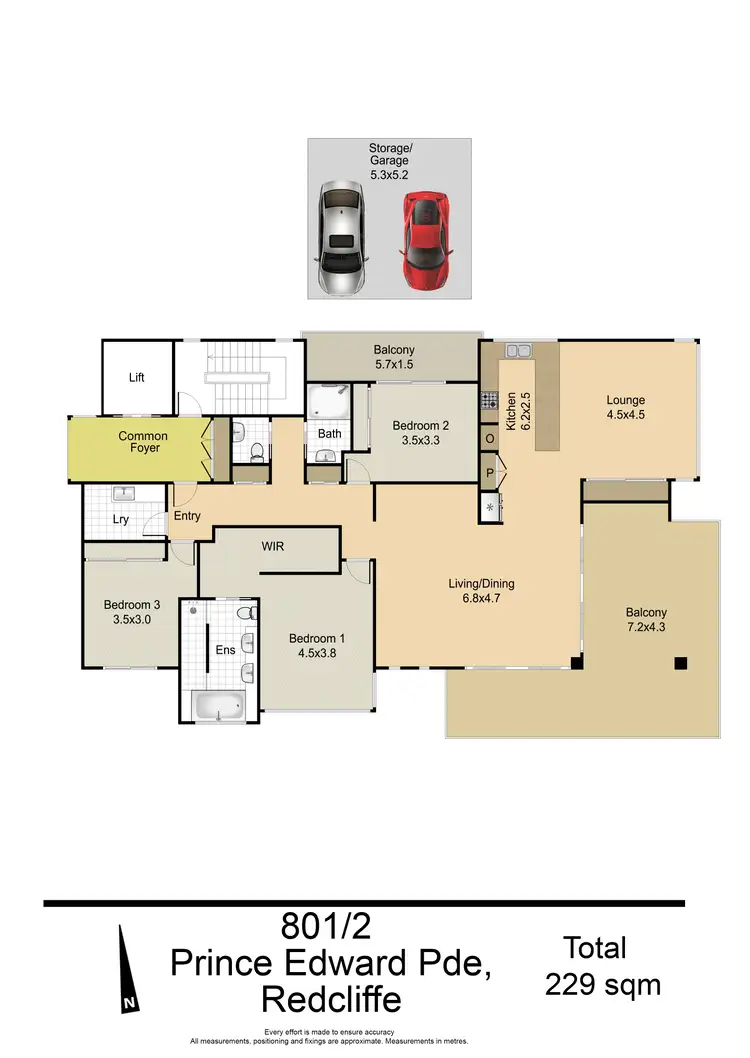 Floorplan of Homely apartment listing, 801/2 Prince Edward Parade, Redcliffe QLD 4020
