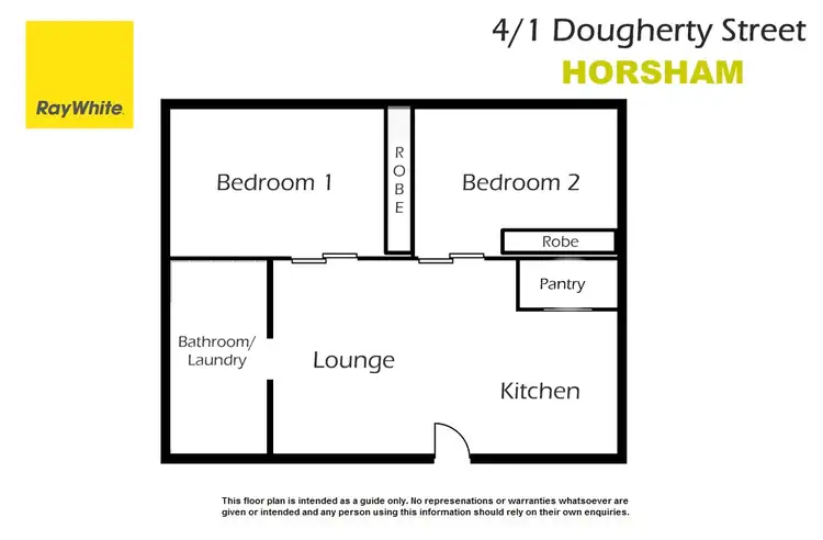 Floorplan of Homely house listing, 4/1 Dougherty Street, Horsham VIC 3400