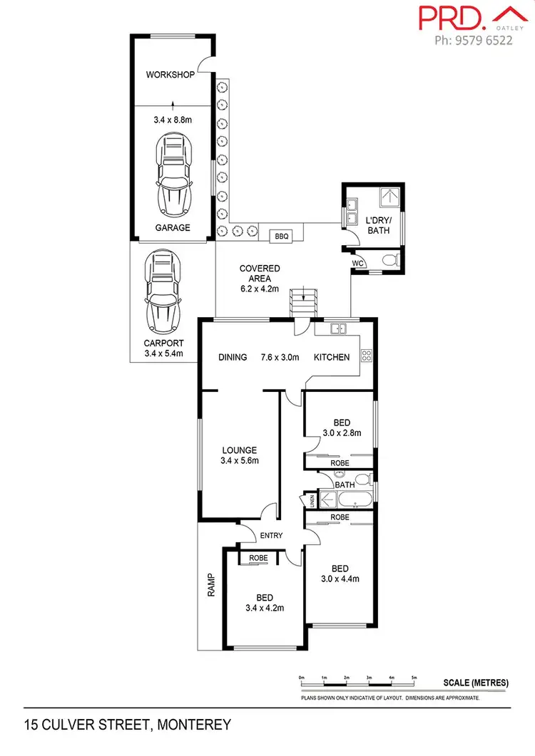 Floorplan of Homely house listing, 15 Culver Street, Monterey NSW 2217