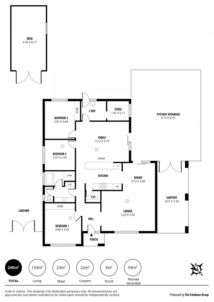 Floorplan of Homely house listing, 77 Clayson Road, Salisbury East SA 5109