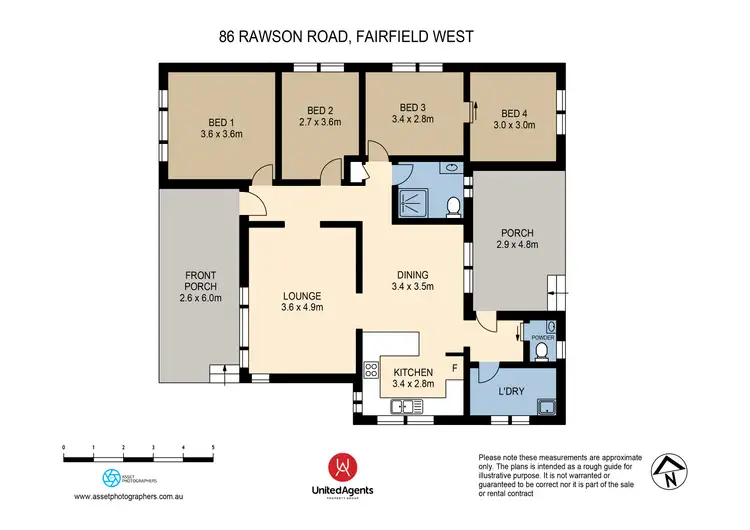 Floorplan of Homely house listing, 86 Rawson Road, Fairfield West NSW 2165