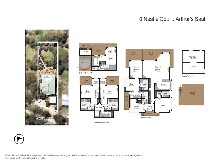 Floorplan of Homely house listing, 10 Nestle Crt, Arthurs Seat VIC 3936