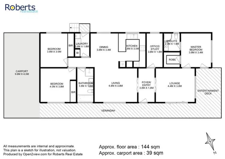 Floorplan of Homely house listing, 6 Gordon Heights, Bicheno TAS 7215