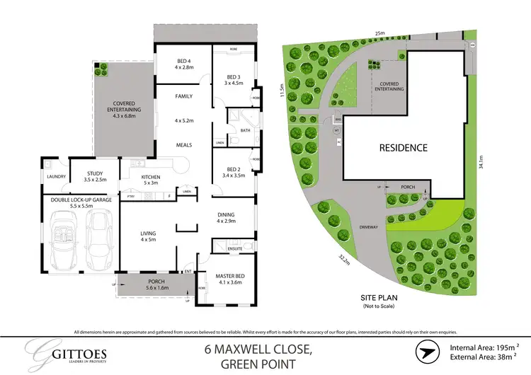 Floorplan of Homely house listing, 6 Maxwell Close, Green Point NSW 2251