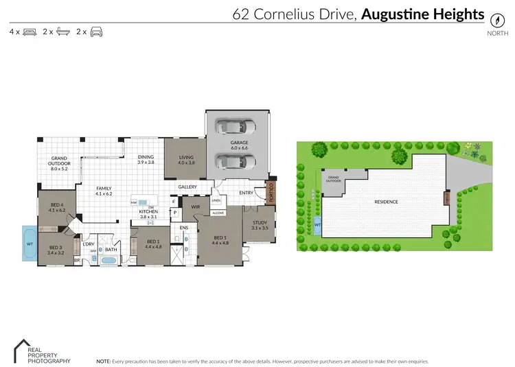Floorplan of Homely house listing, 62 Cornelius Drive, Augustine Heights QLD 4300