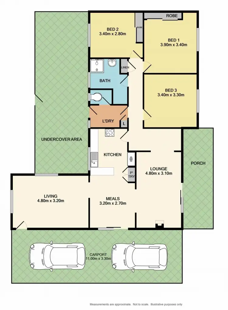 Floorplan of Homely house listing, 168 Racecourse Road, Benalla VIC 3672