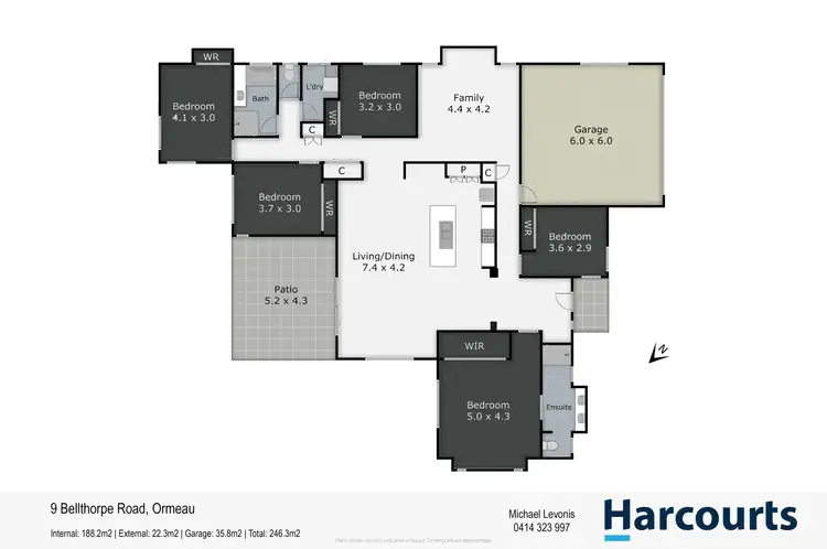 Floorplan of Homely house listing, 9 Bellthorpe Road, Ormeau QLD 4208