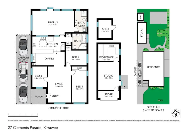 Floorplan of Homely house listing, 27 Clements Parade, Kirrawee NSW 2232