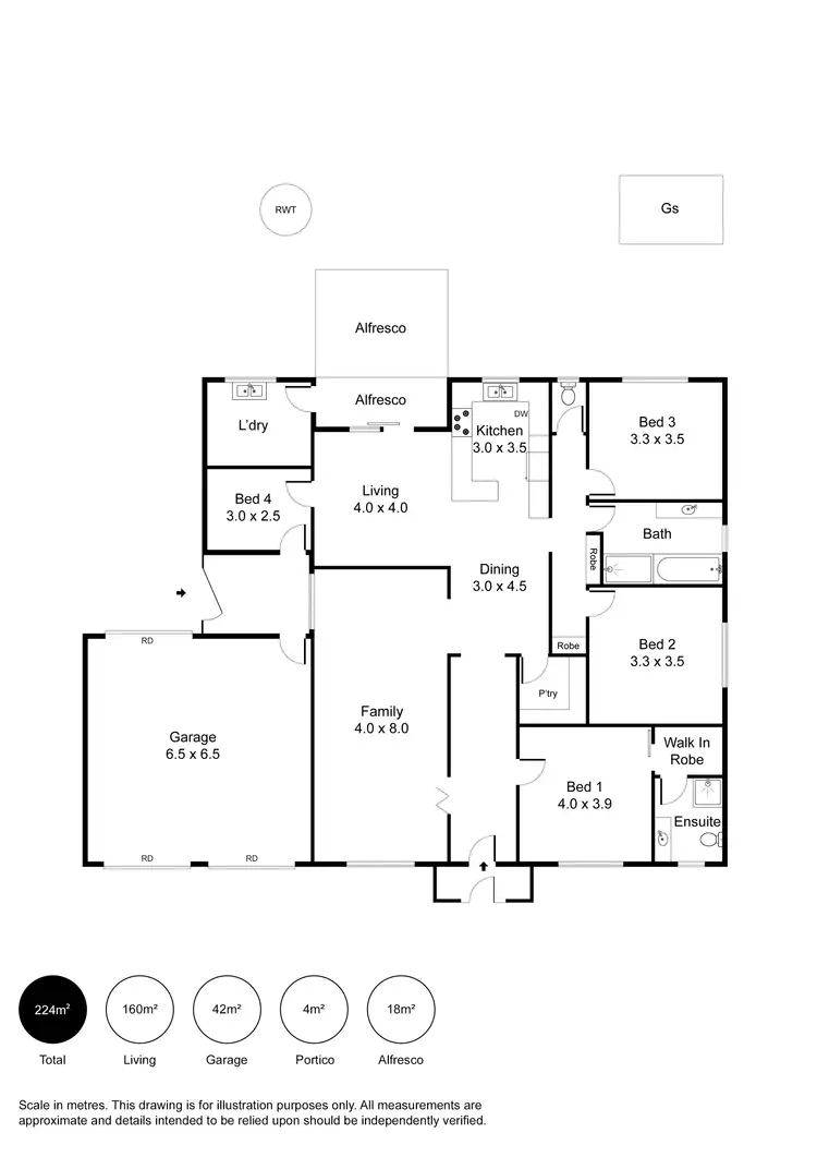 Floorplan of Homely house listing, 573 The Parade, Magill SA 5072