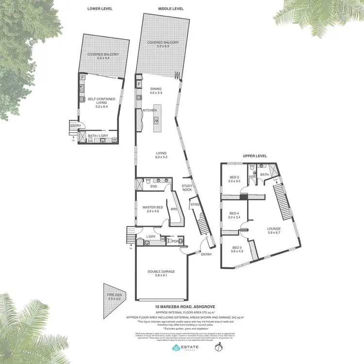 Floorplan of Homely house listing, 10 Mareeba Rd, Ashgrove QLD 4060