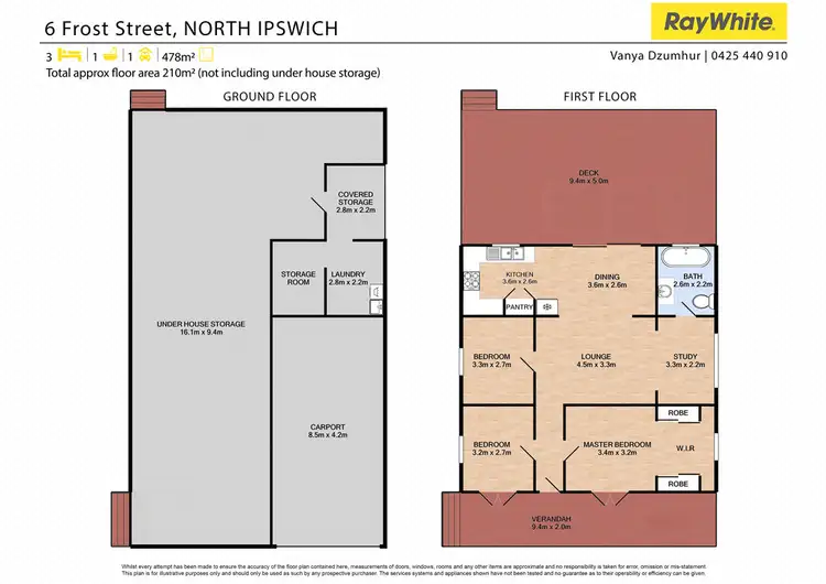 Floorplan of Homely house listing, 6 Frost Street, North Ipswich QLD 4305