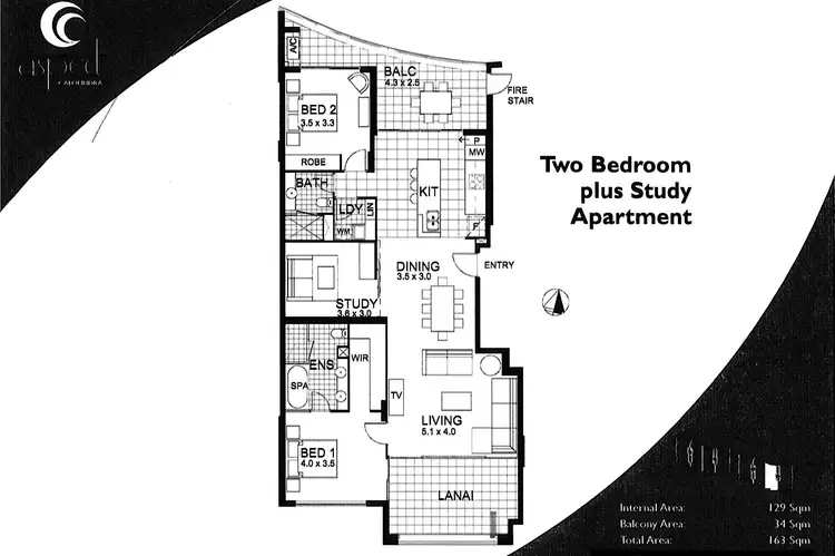 Floorplan of Homely apartment listing, 1053/80 Lower Gay Terrace, Caloundra QLD 4551