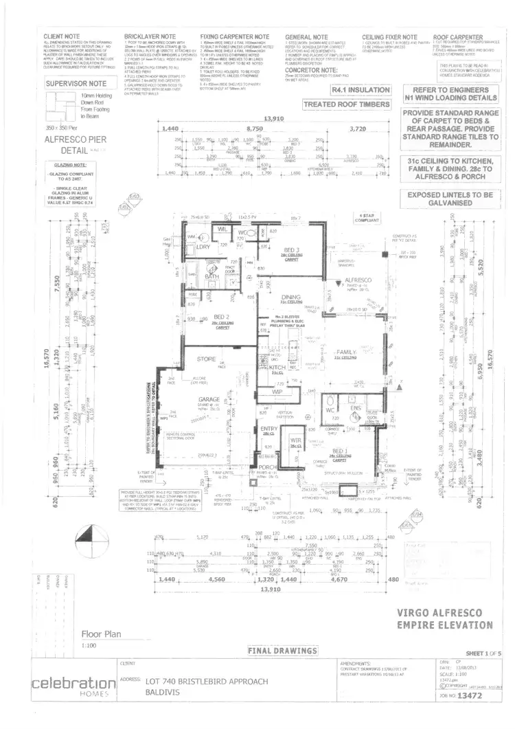 Floorplan of Homely house listing, 41 Bristlebird Approach, Baldivis WA 6171