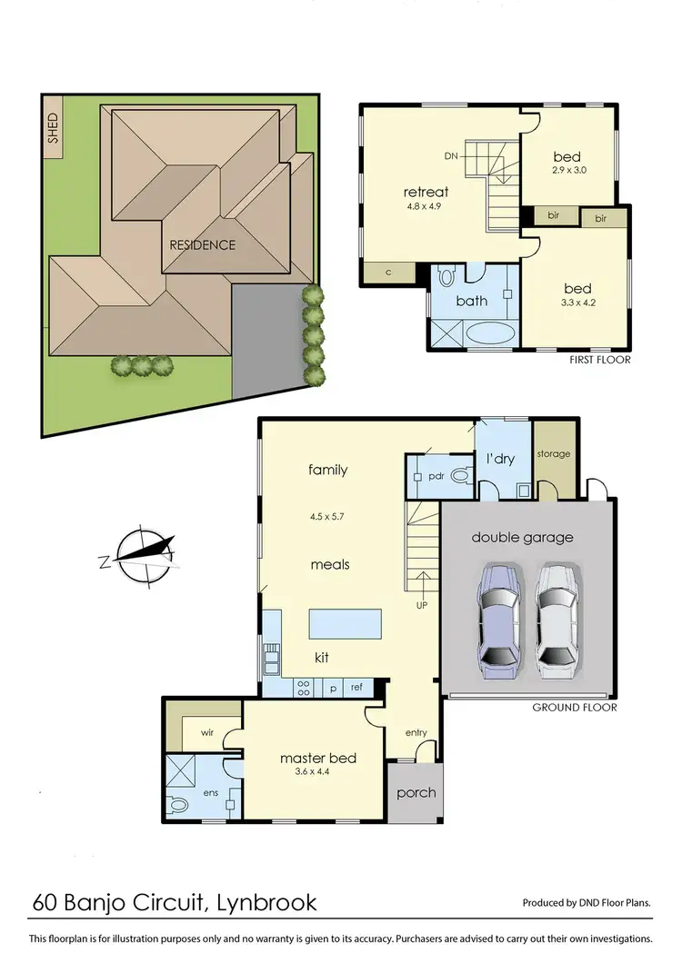 Floorplan of Homely house listing, 60 Banjo Circuit, Lynbrook VIC 3975