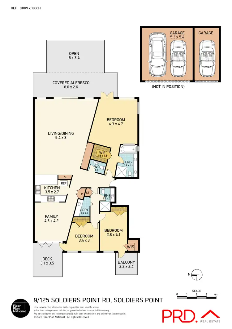 Floorplan of Homely apartment listing, 9/125-127 Soldiers Point Road, Soldiers Point NSW 2317