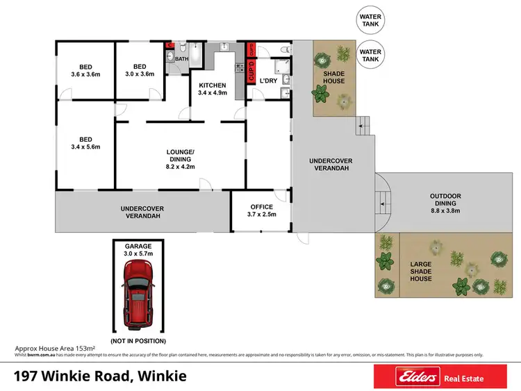 Floorplan of Homely house listing, 197 Winkie Road, Winkie SA 5343