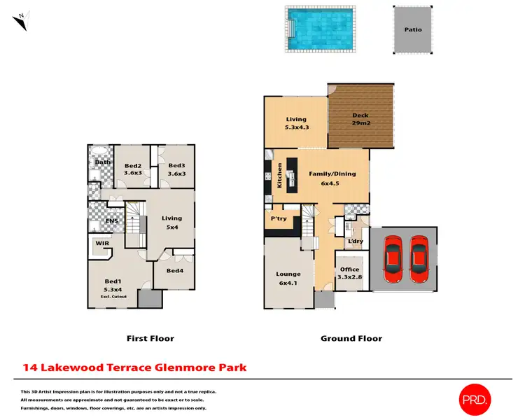 Floorplan of Homely house listing, 14 Lakewood Terrace, Glenmore Park NSW 2745