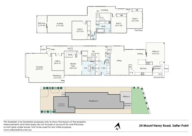 Floorplan of Homely house listing, 24 Mount Henry Road, Salter Point WA 6152