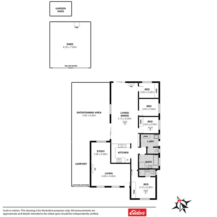Floorplan of Homely house listing, 3 DROMANA PARADE, Hayborough SA 5211
