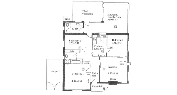 Floorplan of Homely house listing, 121 Edward Street, Melrose Park SA 5039