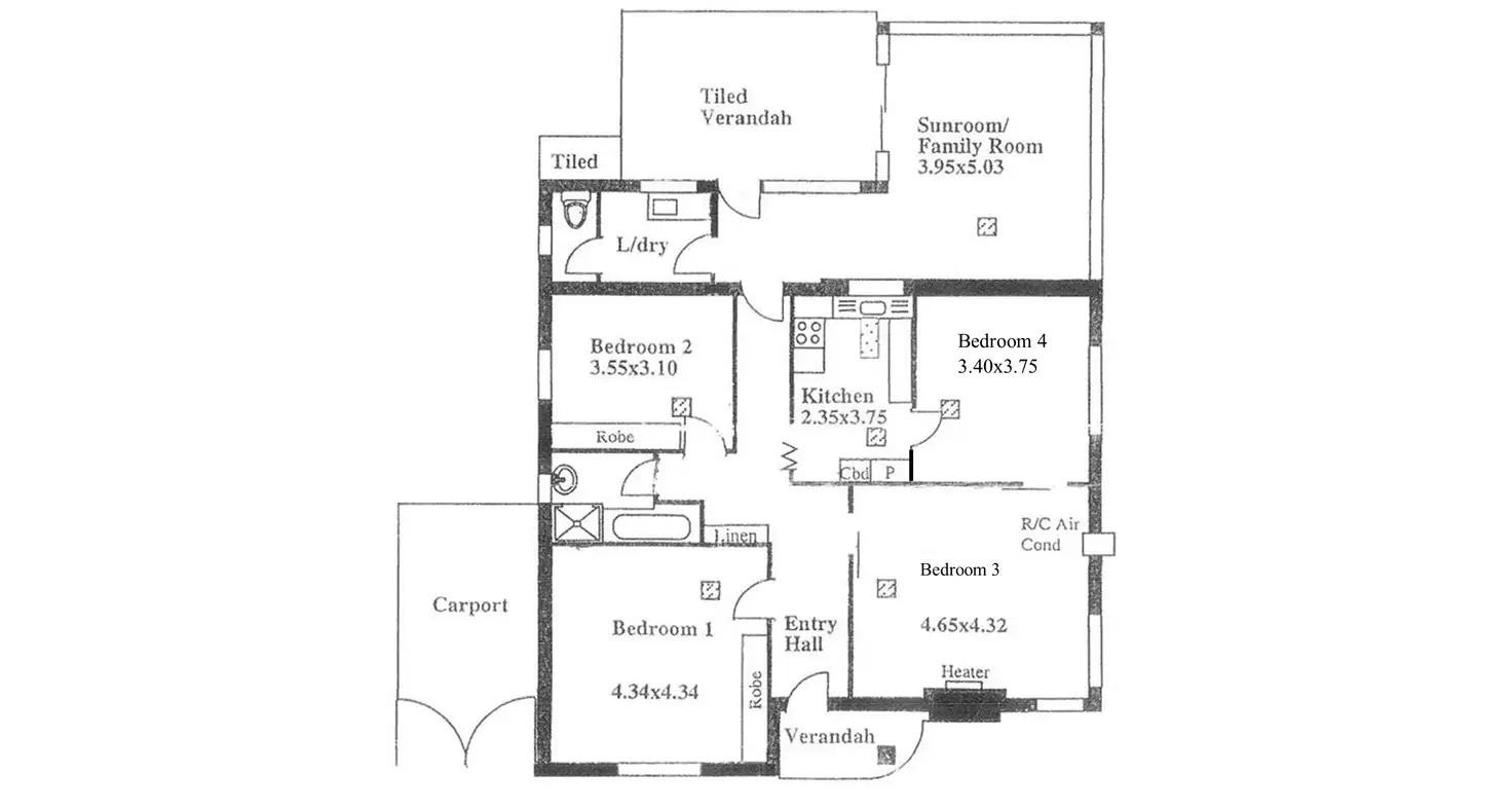 Floorplan of Homely house listing, 121 Edward Street, Melrose Park SA 5039