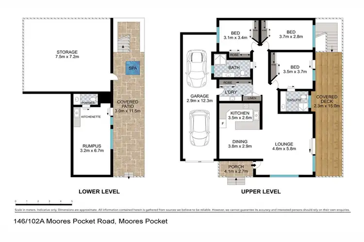 Floorplan of Homely retirement listing, 146/102A Moores Pocket Road, Moores Pocket QLD 4305