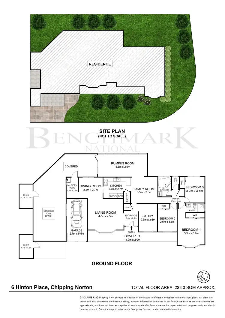 Floorplan of Homely house listing, 6 Hinton Place, Chipping Norton NSW 2170