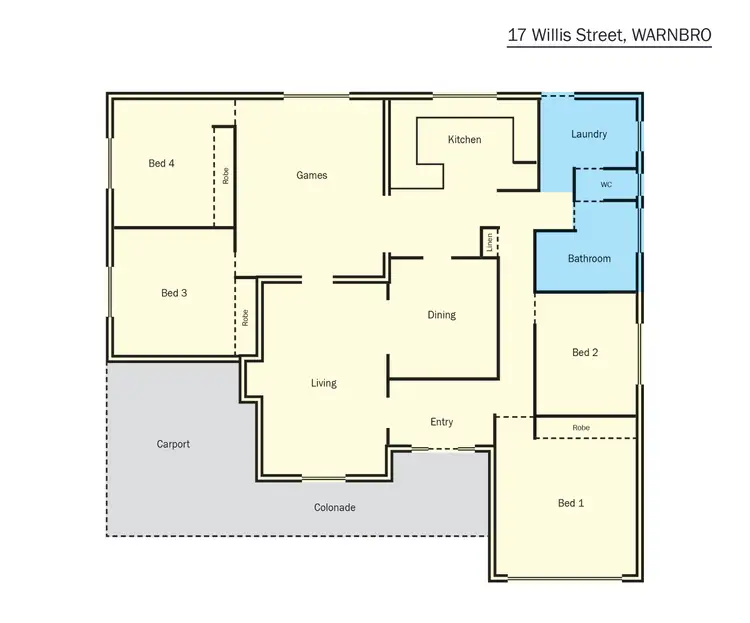 Floorplan of Homely house listing, 17 Willis Street, Warnbro WA 6169