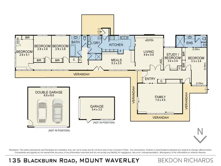 Floorplan of Homely house listing, 135 Blackburn Road, Mount Waverley VIC 3149