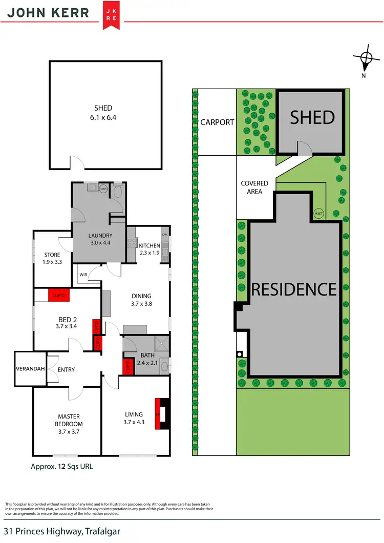 Floorplan of Homely house listing, 31 Princes Highway, Trafalgar VIC 3824
