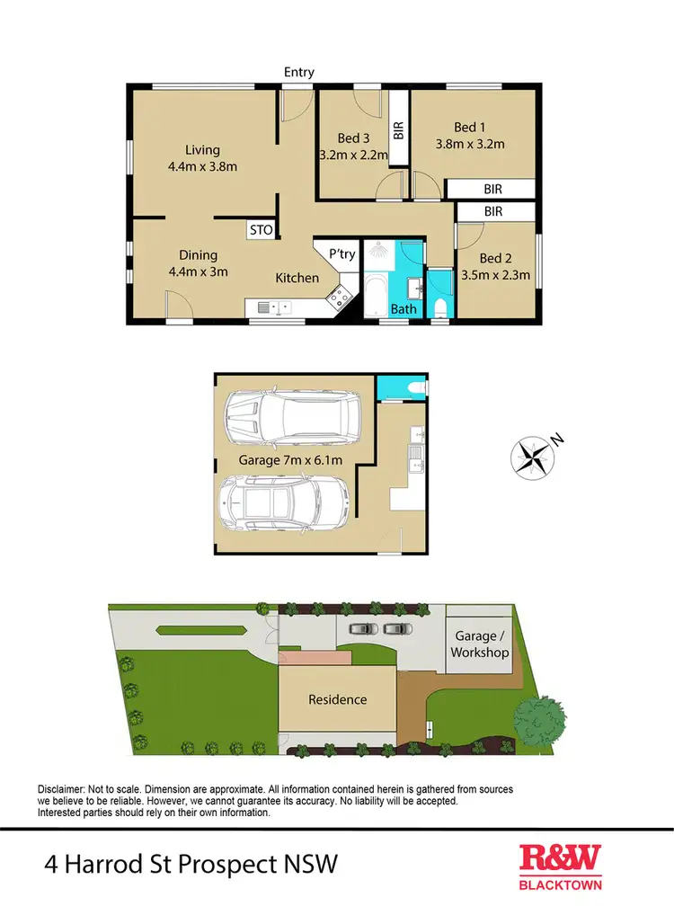 Floorplan of Homely house listing, 4 Harrod Street, Prospect NSW 2148