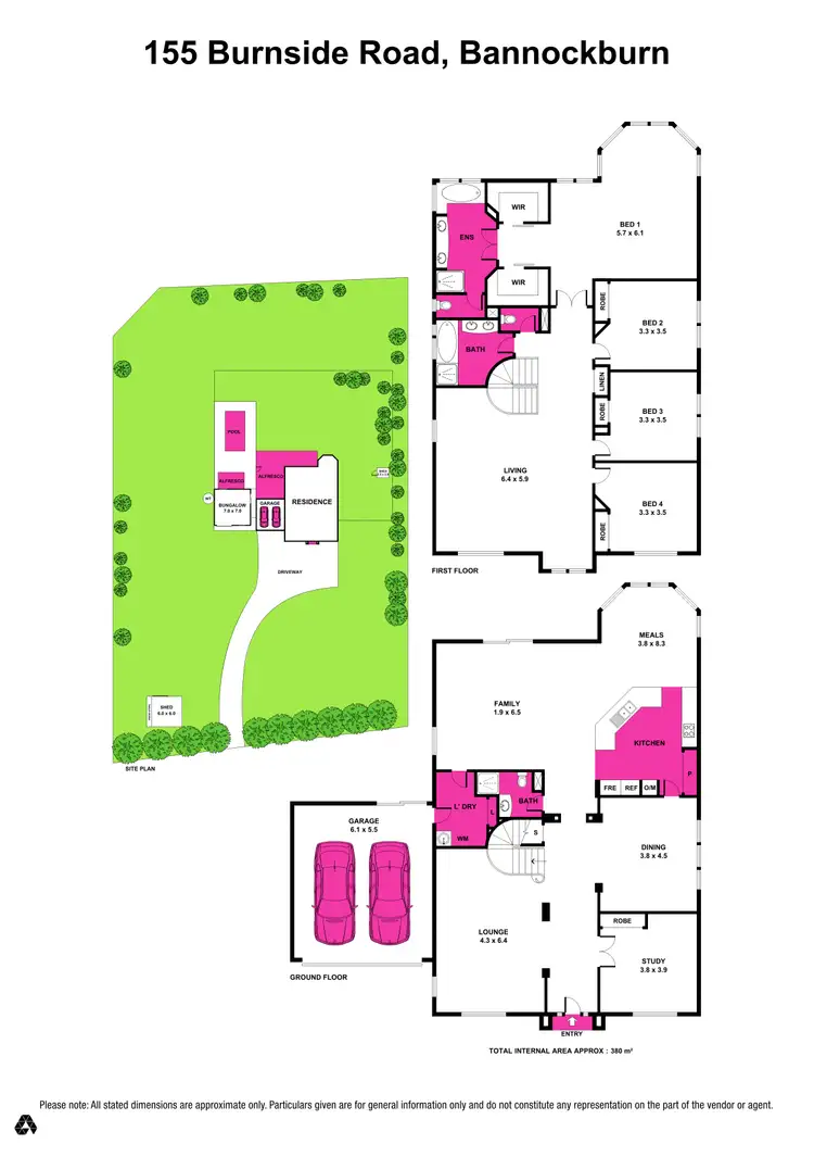 Floorplan of Homely house listing, 155 Burnside Road, Bannockburn VIC 3331