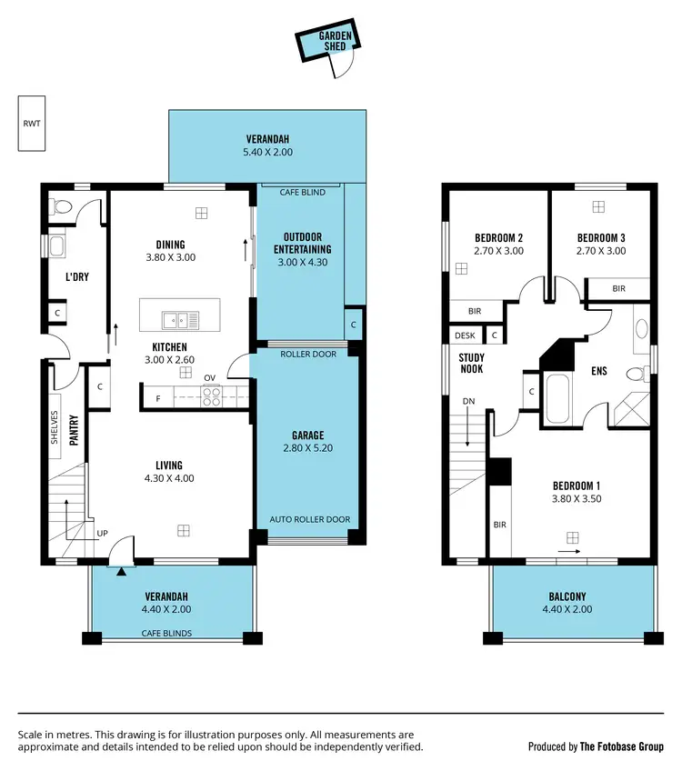 Floorplan of Homely house listing, 16b Hooper Place, Christies Beach SA 5165