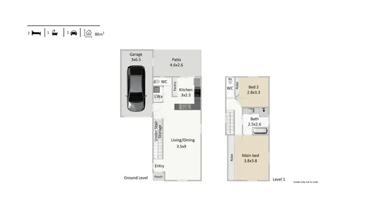 Floorplan of Homely unit listing, 9/21B Hunter Street, Brassall QLD 4305