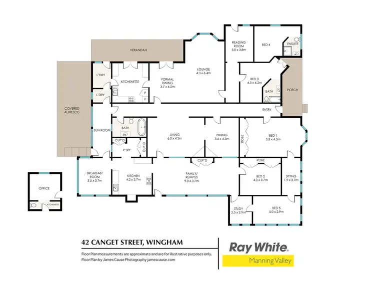 Floorplan of Homely house listing, 42 Canget Street, Wingham NSW 2429