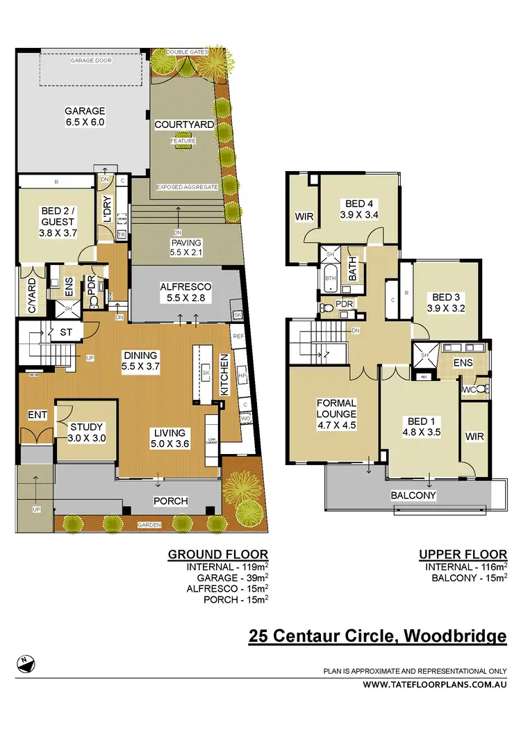 Floorplan of Homely house listing, 25 Centaur Circle, Woodbridge WA 6056