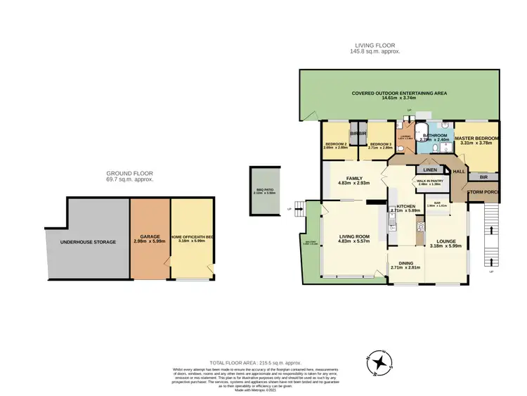 Floorplan of Homely house listing, 121 Compton Street, Dapto NSW 2530