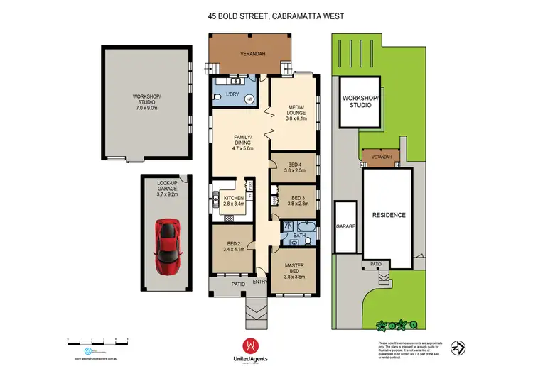 Floorplan of Homely house listing, 45 Bold Street, Cabramatta West NSW 2166