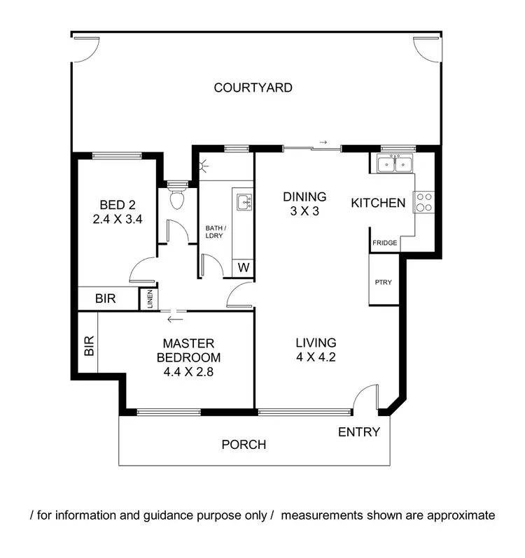 Floorplan of Homely apartment listing, 8/25 Comer Street, Como WA 6152