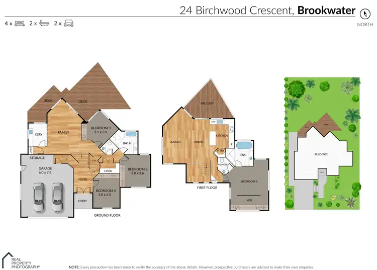 Floorplan of Homely house listing, 24 Birchwood Crescent, Brookwater QLD 4300