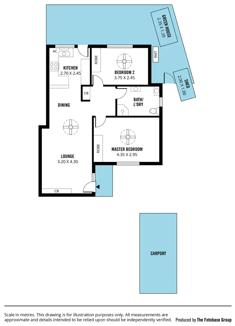 Floorplan of Homely unit listing, 3/22 Branson Boulevard, Pasadena SA 5042