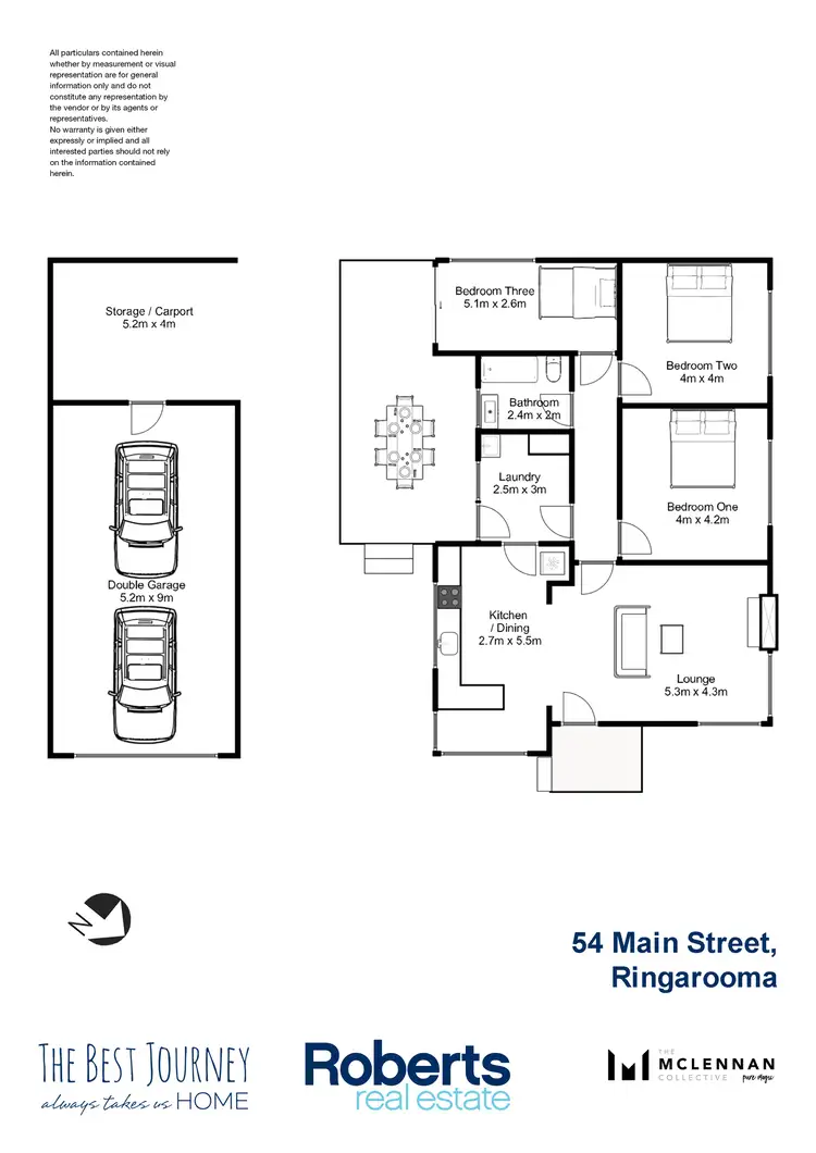 Floorplan of Homely house listing, 54 Main Street, Ringarooma TAS 7263