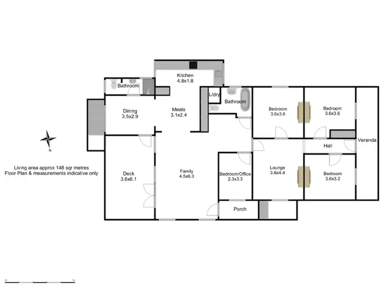 Floorplan of Homely house listing, 60 Sale Street, Orange NSW 2800