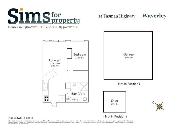 Floorplan of Homely house listing, 14 Tasman Highway, Waverley TAS 7250