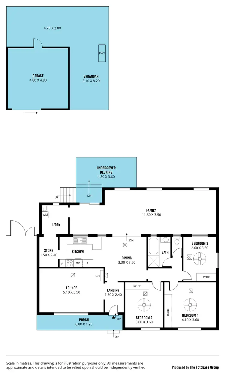 Floorplan of Homely house listing, 3 Meadow Way, Hackham West SA 5163