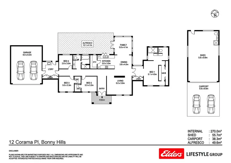 Floorplan of Homely house listing, 12 Corama Place, Bonny Hills NSW 2445