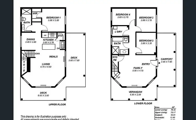 Floorplan of Homely house listing, 34 LAXTON STREET, Mccracken SA 5211