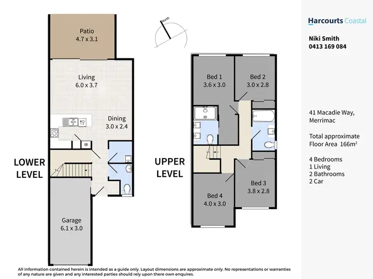 Floorplan of Homely townhouse listing, 8/41 Macadie Way, Merrimac QLD 4226