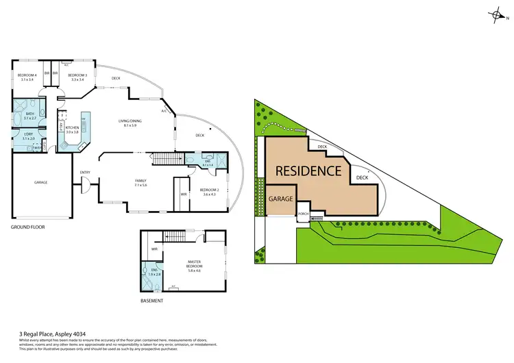 Floorplan of Homely house listing, 3 Regal Place, Aspley QLD 4034