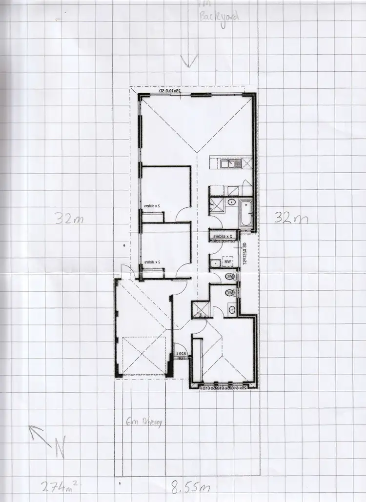 Floorplan of Homely house listing, 8B Calvert Loop, Hilbert WA 6112